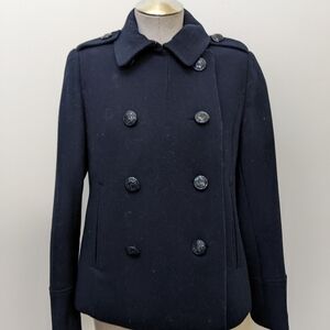 Land's End Women Wool Jacket Coat